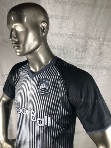 Uniforme Soccer Real Sociedad Visita 2019-20 Negro/Blanco